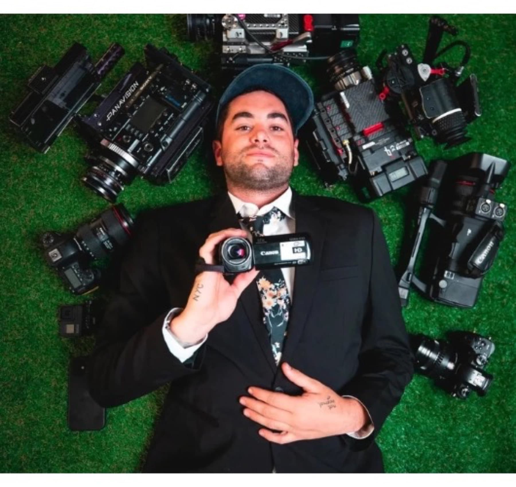 the camera pile